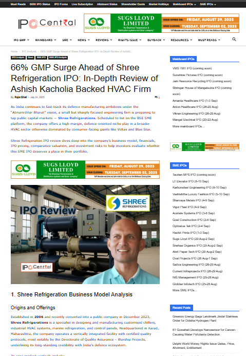 IPO centrel Article